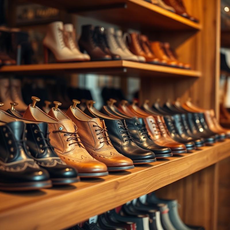 Coleção de sapatos
